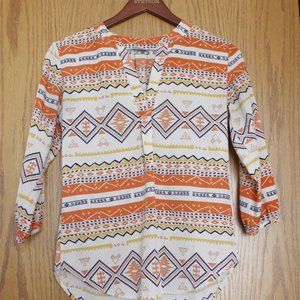 Desert Pattern Orange Top
